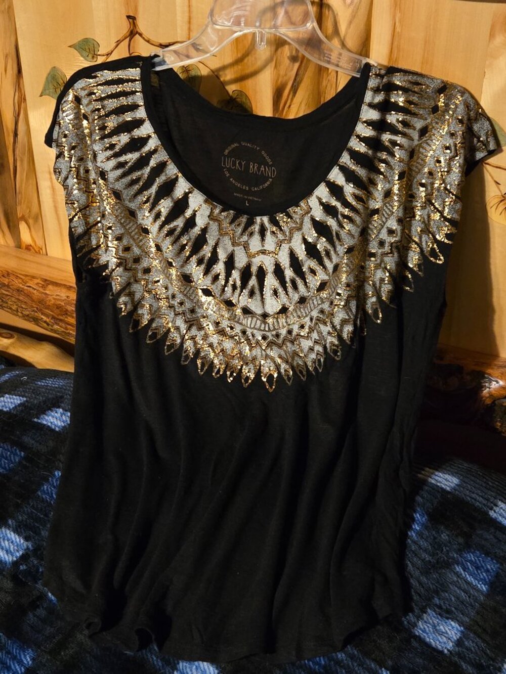 Lucky Brand Top. Size L EUC